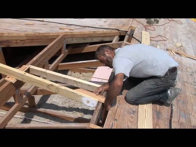 Allied Roofing Residential Roofing Case Study: Wood Work Phase