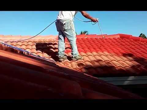 Spray Techniques How Painting Roof Tiles Using An Airless Sprayer